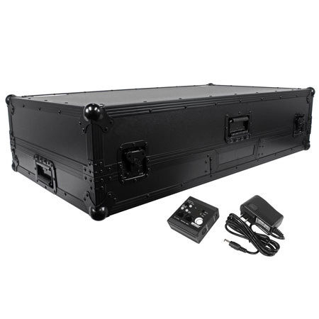 Odyssey Flight FX Series FFXGSBM10WBL Glide Style DJ Coffin with Wheels