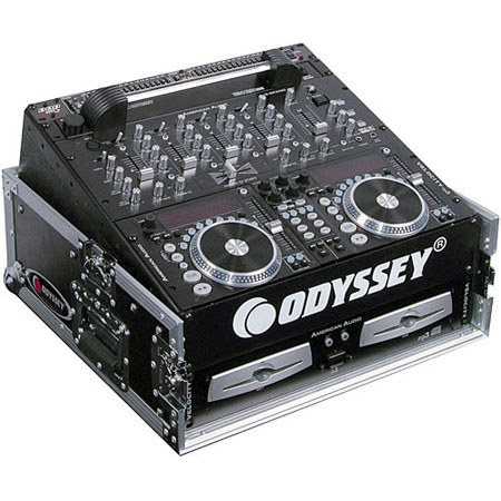 Odysseyy Flight Zone ATA Combo Rack Case, 10U Slant, 2U Vertical