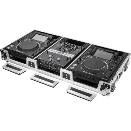 Odyssey Innovative Designs Flight Zone DJ Coffin with Wheels