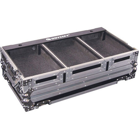 Odyssey Innovative Designs Odyssey Flight Zone DJ Coffin with Wheels