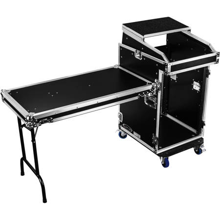Odyssey Innovative Designs Pro Combo Rack w/Glide Platform, Side Table, Casters