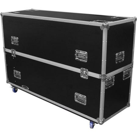 Odyssey Innovative Designs Flight Zone Case for Two 60-65" Flat Screen