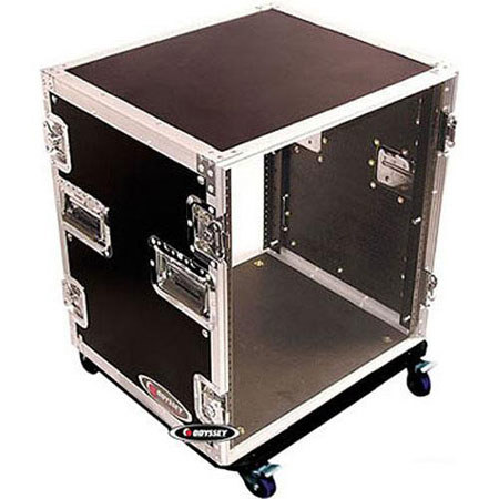 Odyssey Innovative Designs Odyssey Flight Zone 12 Space Amp Rack with Wheels