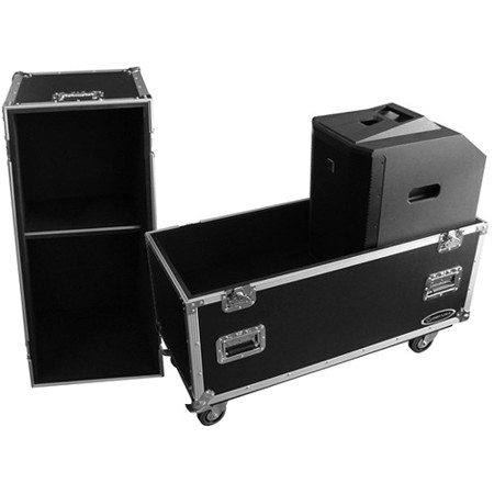 Odyssey Innovative Designs Flight Zone Series Road Case with Wheels for Dual Electro-Voice EVOLVE 50 Portable Column System