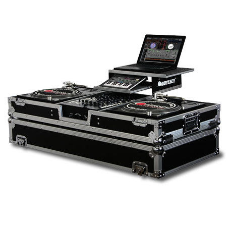 Odyssey Flight Zone Glide Style Laptop DJ Battle Mode Coffin with Wheels