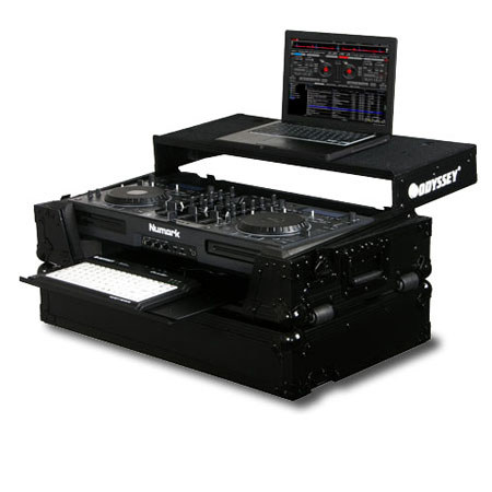 Odysseyy Black Label DJ ATA Flight Zone Glide Style Case w/Wheels & Tray