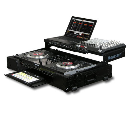 Odyssey Black Label Numark NS7 & NSFX MIDI Digital Controller Glide Style Case