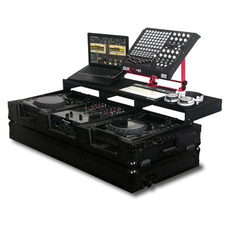Odyssey Black Label FZGSP10CDJWBL Remixer Glide Style Series DJ Coffin Case