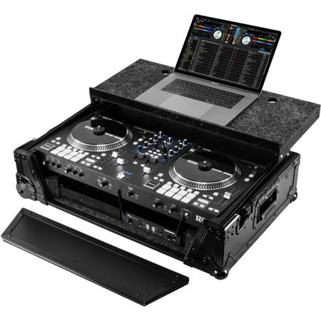 Odyssey Innovative Designs Rane One Flight Case w/1U Rack Space & Wheels, Black