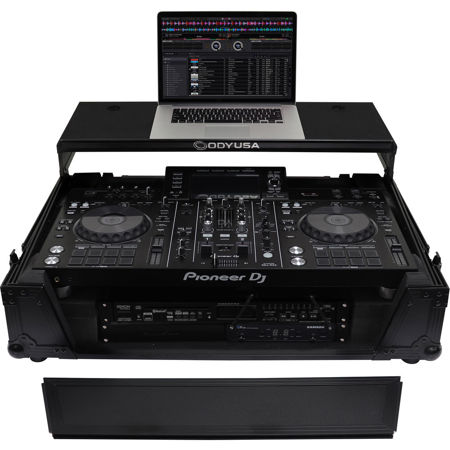 Odyssey Innovative Designs Case, 2U Rack, Pioneer XDJ-RX/RX2 Controller, Black