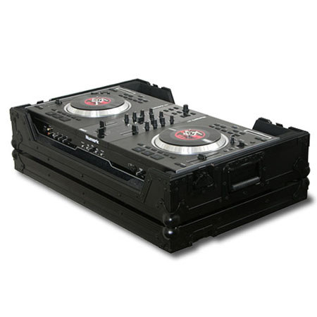 Odyssey Black Label Flight Zone ATA Case With Wheels for Numark NS7 Controller