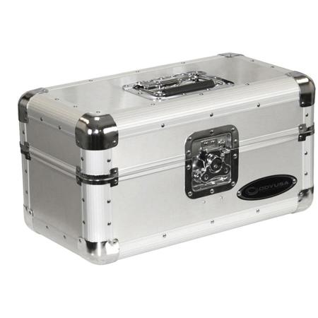 Odyssey Innovative Designs Limited Edition Krom Record/Utility Case for 120 7" Vinyl Records, Silver
