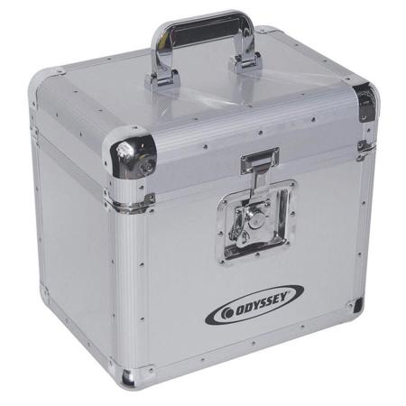 Odyssey Innovative Designs Krom LP/Utility Case for 70x 12" Vinyl Records & LPs, Silver