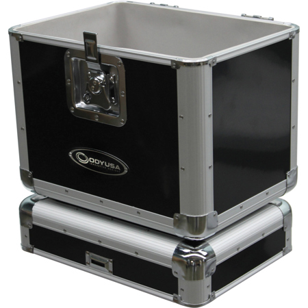 Odyssey Innovative Designs Stacking Record/Utility Krom Case for 12" Vinyl Records and 70 LPs