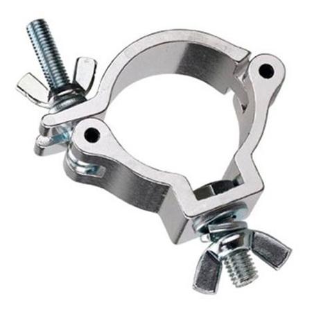 Odyssey Innovative Designs Aluminum Medium-Duty Clamp with Hex Bolt and Standard Wing Nut, 165 lbs Capacity, Aluminum Finish