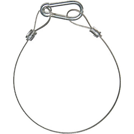 Odyssey Innovative Designs 20" Long Safety Cable with Standard Size Spring Hook