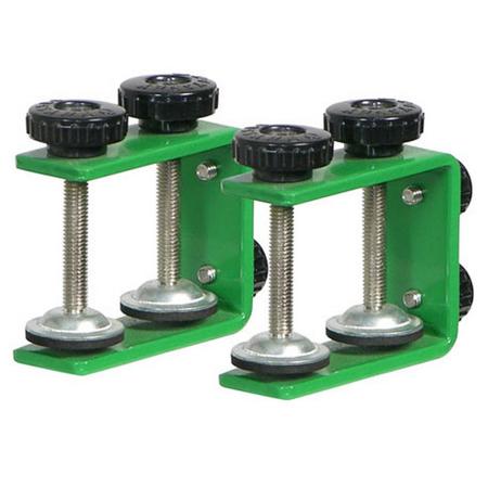 Odyssey Innovative Designs Designer DJ Series Clamp, Pair, Green