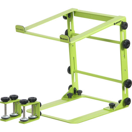 Odyssey Innovative Designs L-Stand Mobile Folding Laptop/Gear Stand, Lime