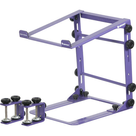 Odyssey Innovative Designs L-Stand Mobile Folding Laptop/Gear Stand, Purple
