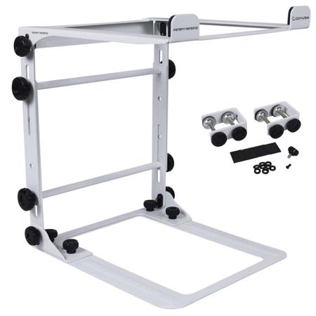 Odyssey Innovative Designs L-Stand Mobile Folding Laptop/Gear Stand, White