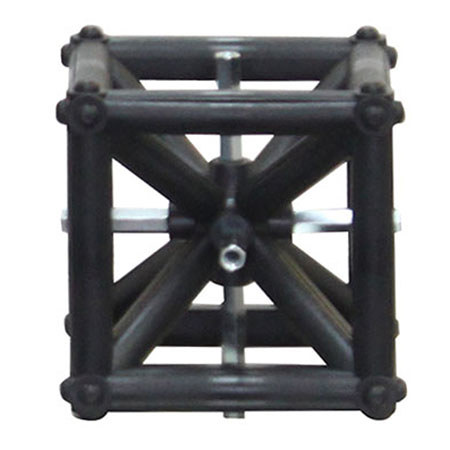 Odysseyy Nexus DJ Square Cube Connector f/6x6"(15x15cm) Truss, Black