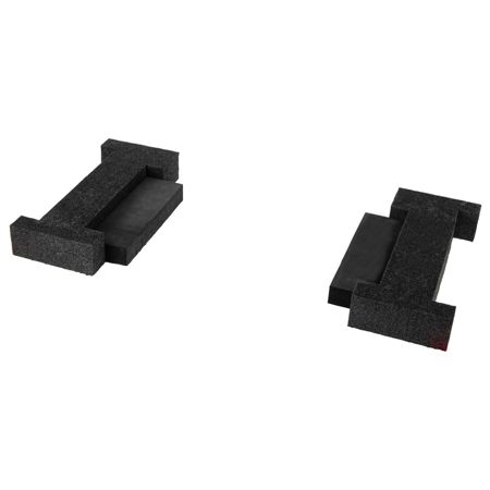Odyssey Innovative Designs DJ Podium Faceplate with Foam for DDJ-1000SRT, Black