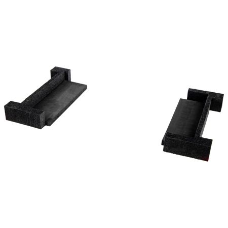 Odyssey Innovative Designs DJ Podium Faceplate w/Foam for Pioneer XDJ-XZ, Black