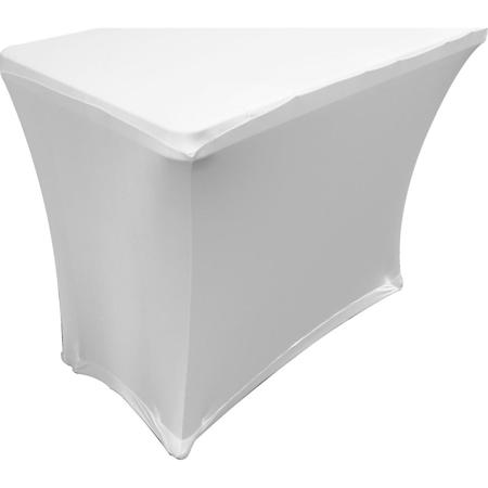 Odysseyy Scrim Werks 4' Banquet Table Slip Screen Cover, White
