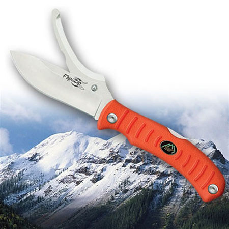 Outdoor Edge Flip N' Blaze Double Blade with Orange Handle