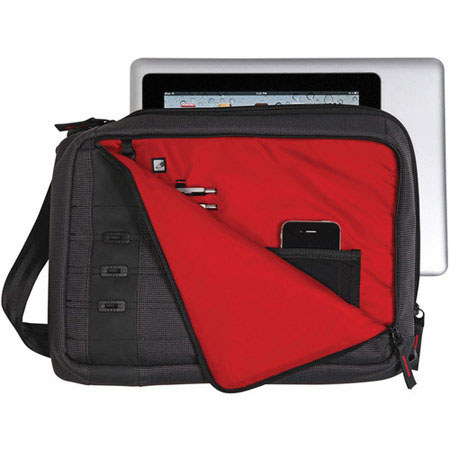 OGIO Consul Laptop Case for 13" Tablet/Netbook, Black Pindot