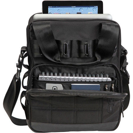 OGIO Consul Vertical Messenger Bag, Black