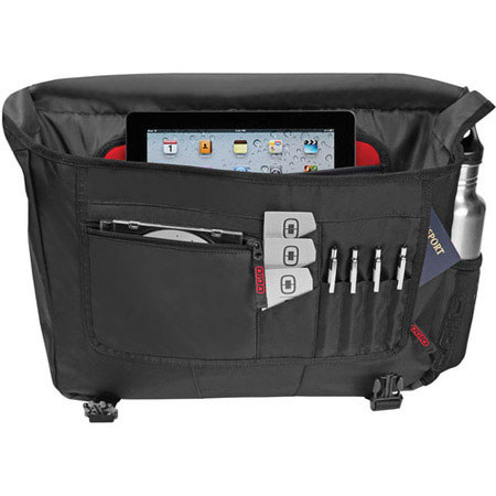 OGIO Pagoda Laptop Messenger Bag, Medium, Black