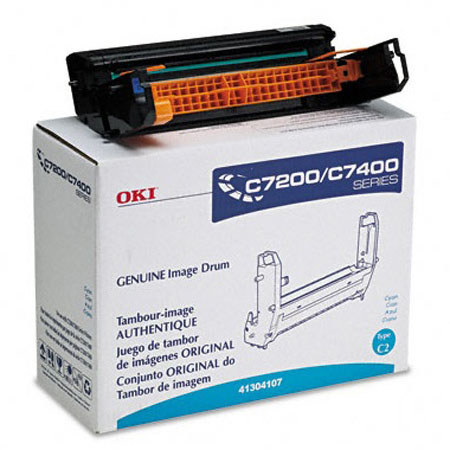 OKI Data 41304107 Cyan Image Drum for C7200/C7400