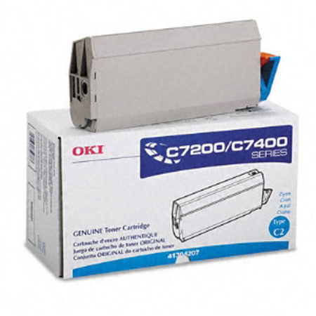 OKI Data 41304207 Cyan Toner for C7200/C7400 Printer