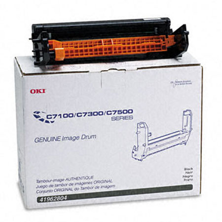 OKI Data 41962804 Black Image Drum, C7100/C7300/C7500