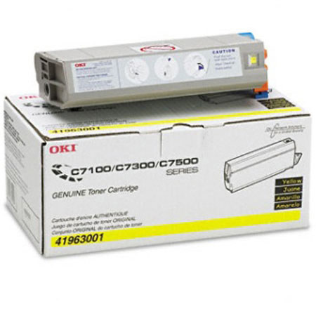 OKI Data 41963001 Yellow Toner for C7100/C7300/C7500