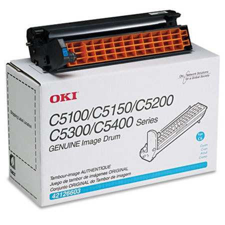 OKI Data 42126603 Cyan Image Drum for C5100n/C5150n
