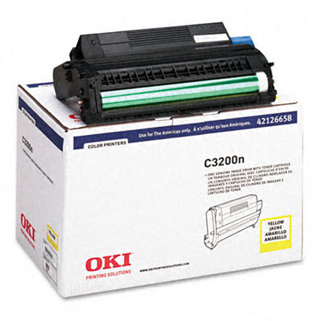 OKI Data 42126658 C3200n Yellow Image Drum C6 Toner