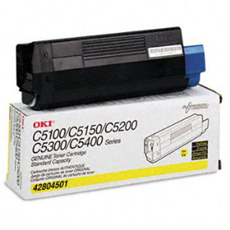 OKI Data 42804501 Yellow Toner Type C6 Cartridge