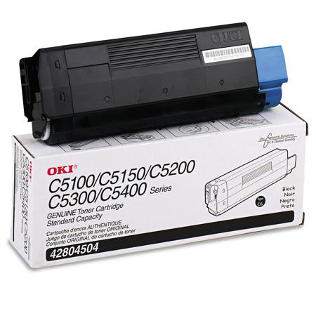 OKI Data 42804504 Black Toner Type C6 Cartridge