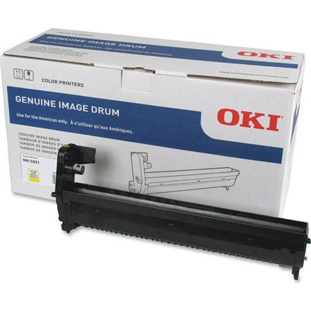 OKI Data Yellow Image Drum for C831n/C831dn Printers, 30000 Pages