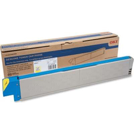 OKI Data 45536421 Laser Toner Cartridge for C911, C911dn Printers, Yellow
