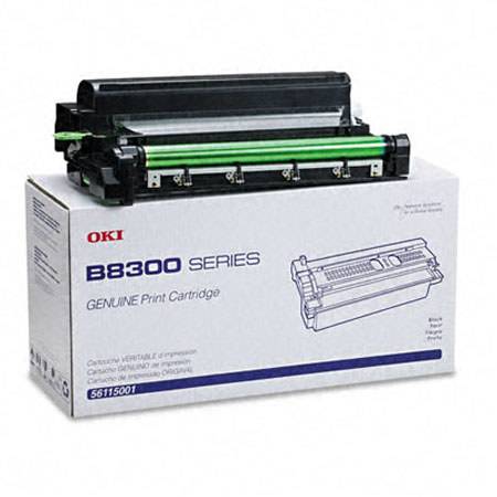 OKI Data 56115001 Black Toner Cartridge for B8300 Series