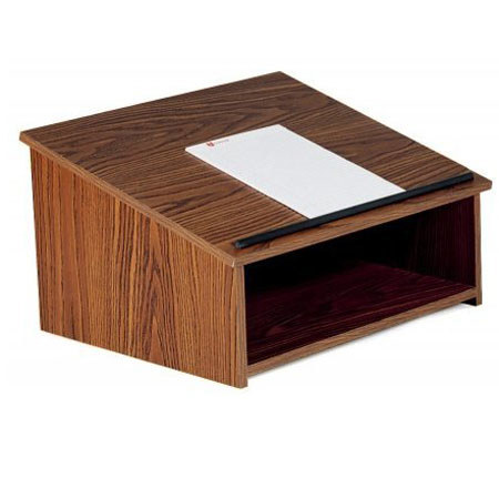 Oklahoma Sound 22" Table-Top Lectern, Walnut