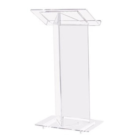 Oklahoma Sound 410 Clear Acrylic V-Style Lectern