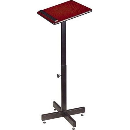 Oklahoma Sound Height Adjustable Portable Presentation Lectern, Mahogany