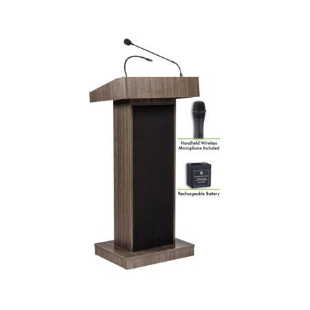 Oklahoma Sound Orator 800X Lectern, LWM-5 Wireless HH Mic
