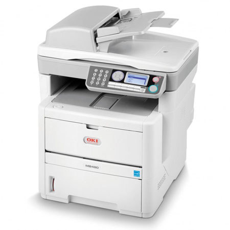 OKI Data MB480 MFP Laser Multifunction Printer, 30 ppm - Print, Copy, Scan, Fax