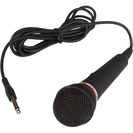Oklahoma Sound Electret Condenser Microphone with 9' Cable, Black