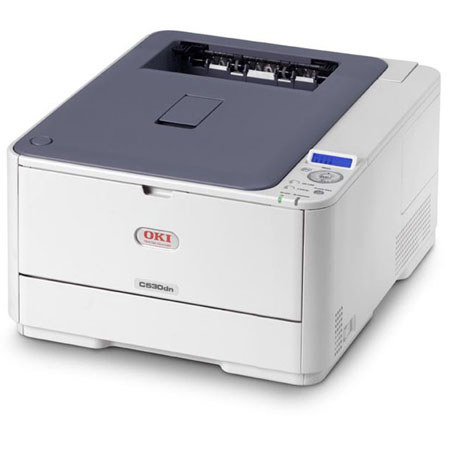 OKI Data C530dn Digital Color Printer, 27ppm/31ppm